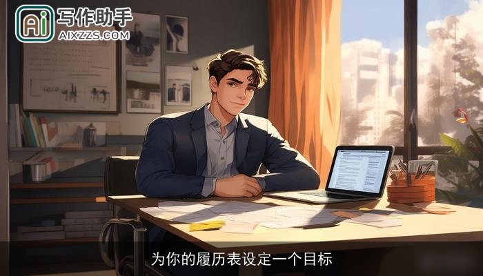 为你的履历表设定一个目标