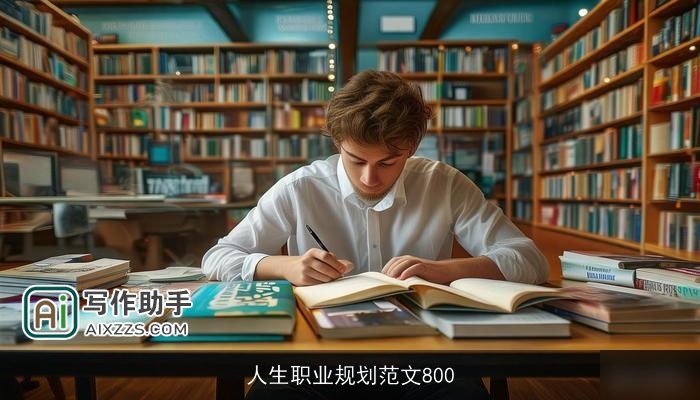 人生职业规划范文800