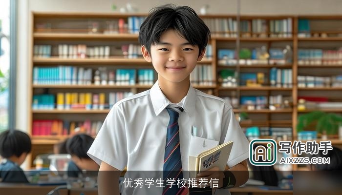 优秀学生学校推荐信