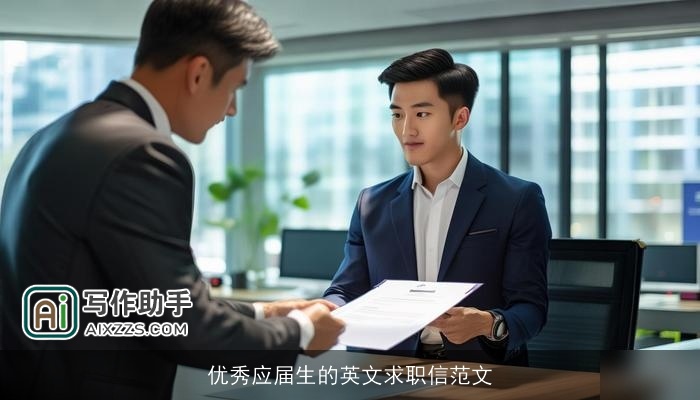 优秀应届生的英文求职信范文