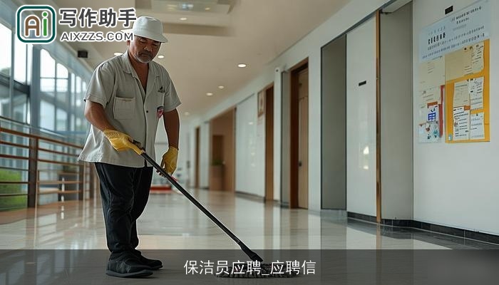 保洁员应聘_应聘信