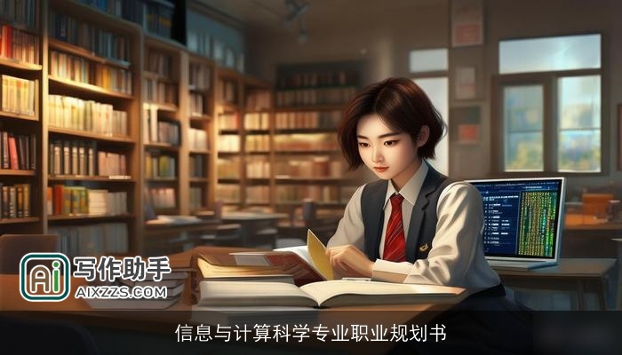 信息与计算科学专业职业规划书