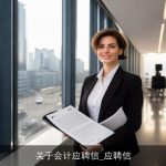 关于会计应聘信_应聘信