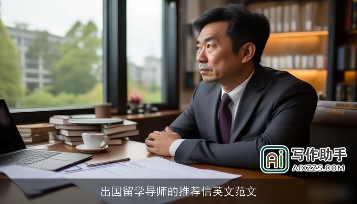 出国留学导师的推荐信英文范文