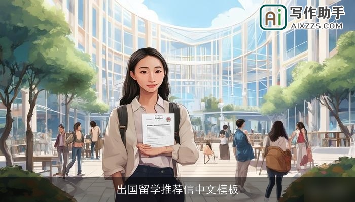 出国留学推荐信中文模板