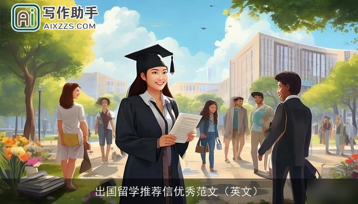 出国留学推荐信优秀范文（英文）