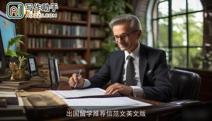 出国留学推荐信范文英文版