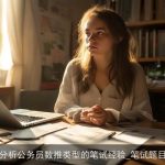 分析公务员数推类型的笔试经验_笔试题目