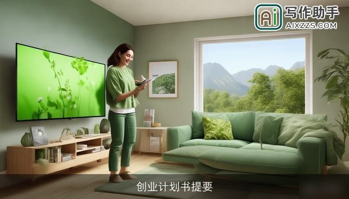 创业计划书提要