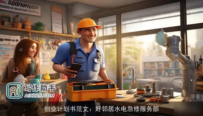 创业计划书范文：好邻居水电急修服务部