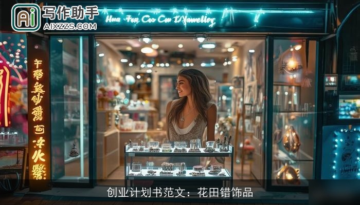 创业计划书范文：花田错饰品