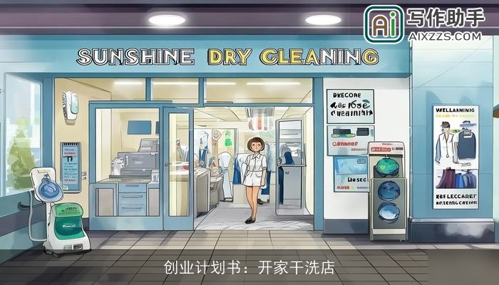创业计划书：开家干洗店