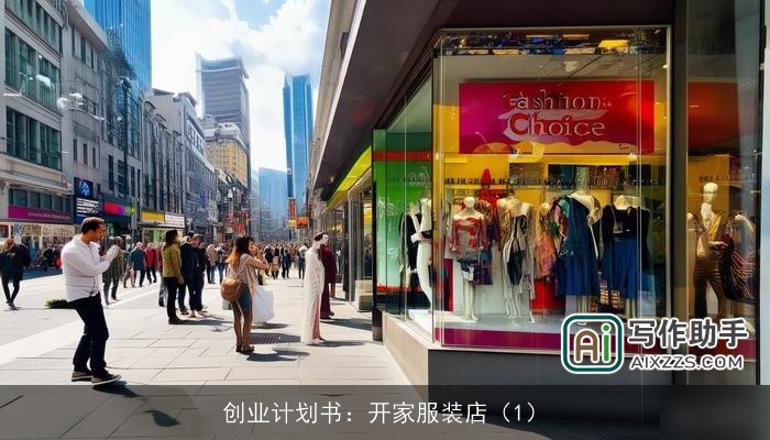 创业计划书：开家服装店（1）