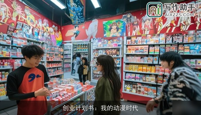 创业计划书：我的动漫时代