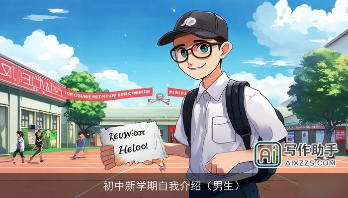 初中新学期自我介绍（男生）
