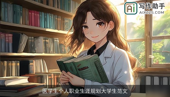 医学生个人职业生涯规划大学生范文