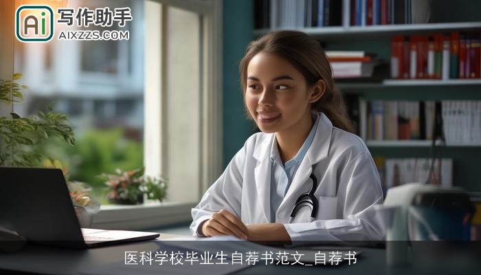 医科学校毕业生自荐书范文_自荐书