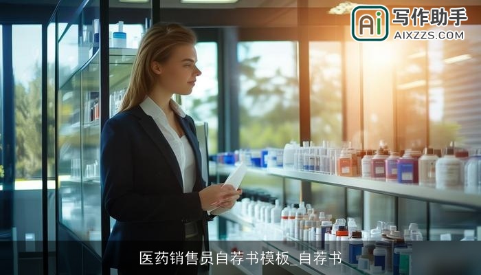 医药销售员自荐书模板_自荐书