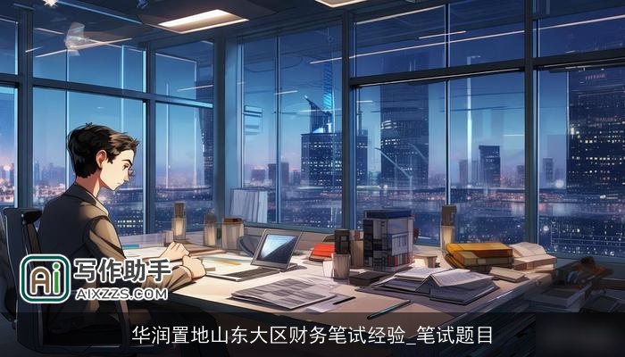 华润置地山东大区财务笔试经验_笔试题目