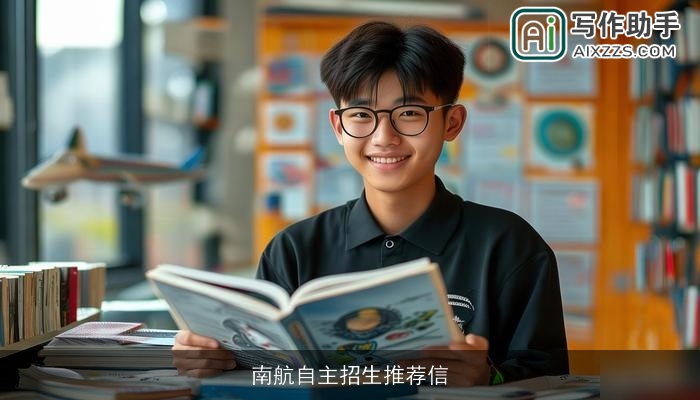 南航自主招生推荐信