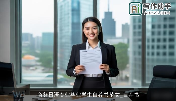 商务日语专业毕业学生自荐书范文_自荐书