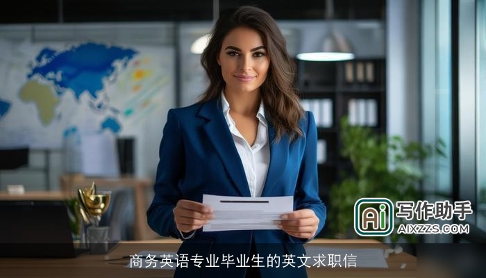 商务英语专业毕业生的英文求职信