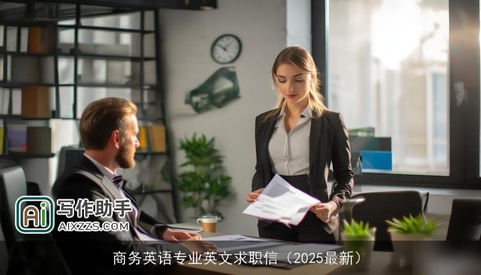 商务英语专业英文求职信（2025最新）