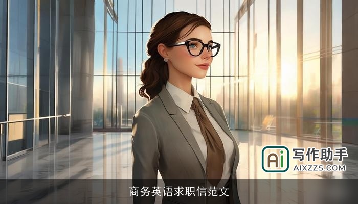 商务英语求职信范文