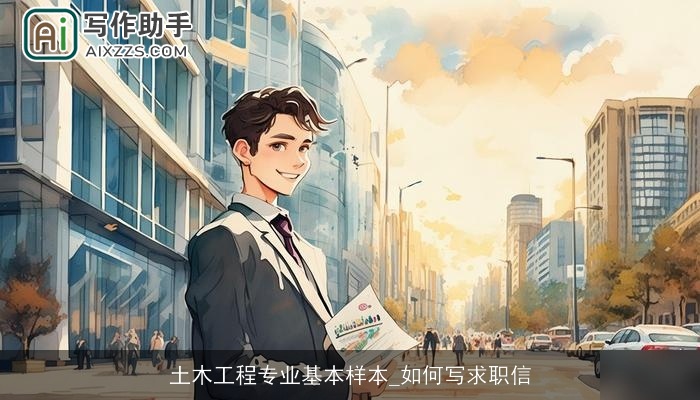 土木工程专业基本样本_如何写求职信