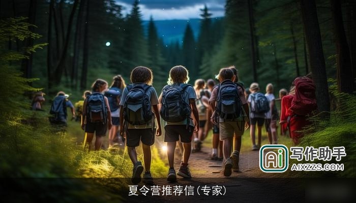 夏令营推荐信(专家)