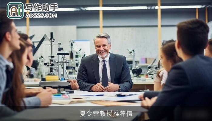 夏令营教授推荐信