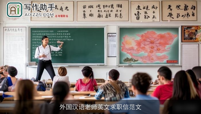 外国汉语老师英文求职信范文