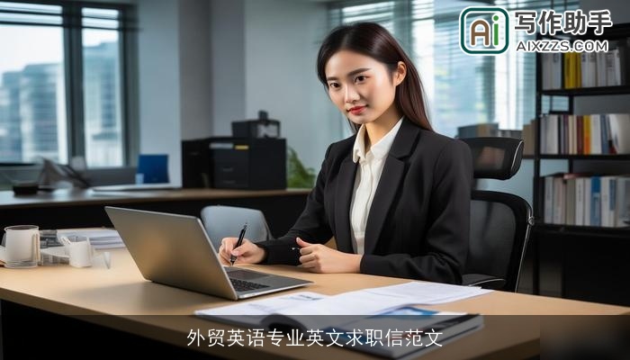 外贸英语专业英文求职信范文