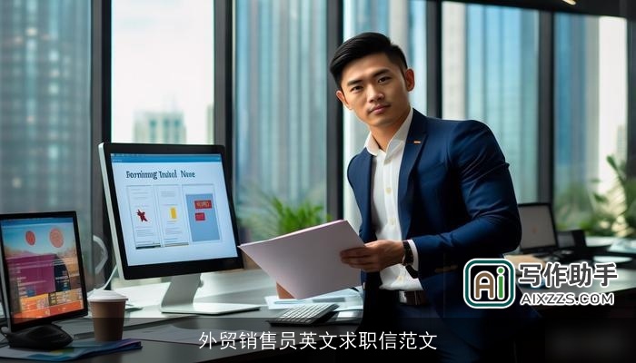 外贸销售员英文求职信范文