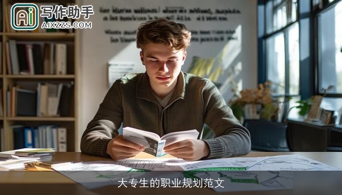 大专生的职业规划范文