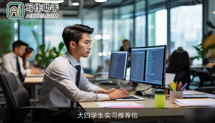 大四学生实习推荐信