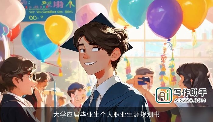 大学应届毕业生个人职业生涯规划书