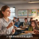 大学教师自荐书范文_自荐书
