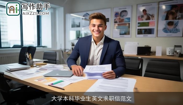 大学本科毕业生英文求职信范文