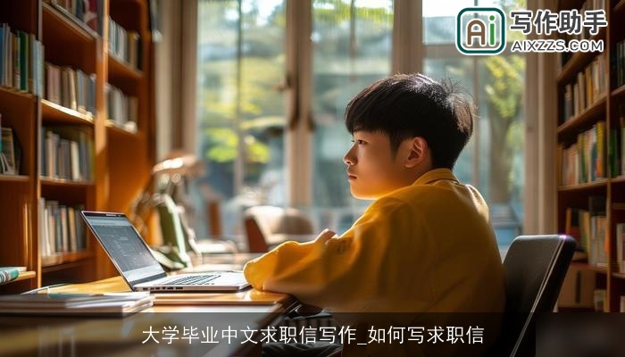 大学毕业中文求职信写作_如何写求职信