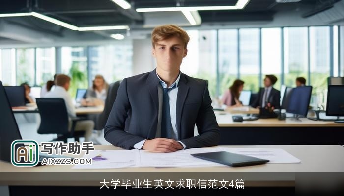 大学毕业生英文求职信范文4篇