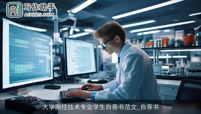 大学测控技术专业学生自荐书范文_自荐书