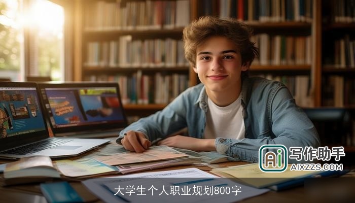 大学生个人职业规划800字