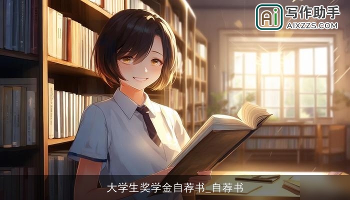 大学生奖学金自荐书_自荐书