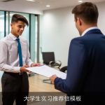 大学生实习推荐信模板