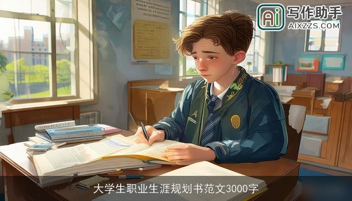 大学生职业生涯规划书范文3000字