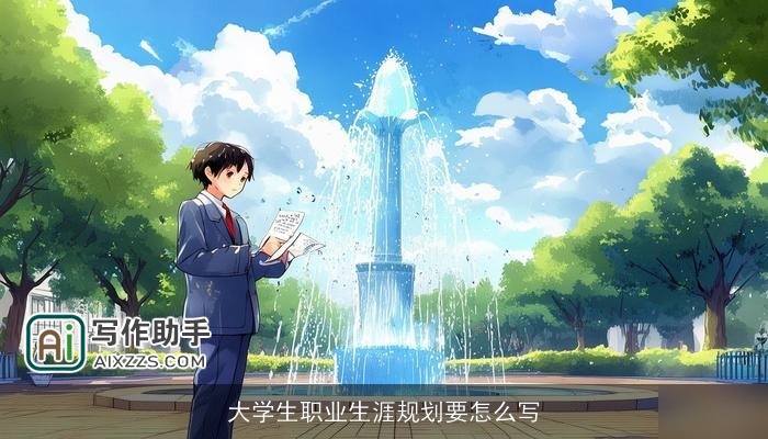 大学生职业生涯规划要怎么写