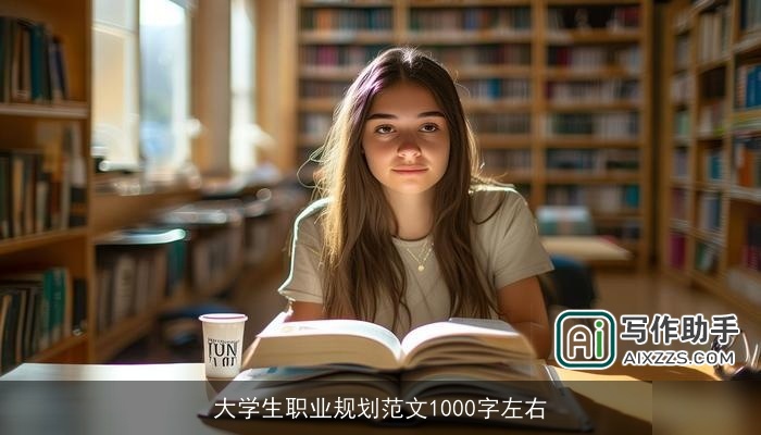 大学生职业规划范文1000字左右