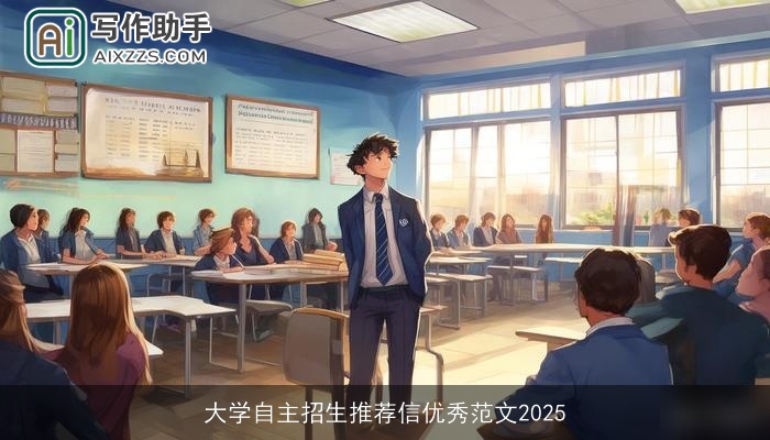 大学自主招生推荐信优秀范文2025