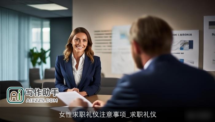 女性求职礼仪注意事项_求职礼仪